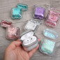 Cute Glitter Quicksand Hard Earphone Case For Apple AirPods1 2 Charging Cover