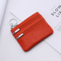 Leather Coin Purse Women Small Wallet Change Purses Zipper Money Bags Key Holder