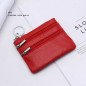 Leather Coin Purse Women Small Wallet Change Purses Zipper Money Bags Key Holder