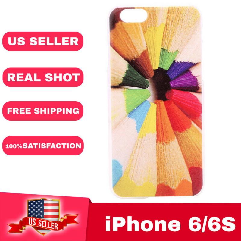 Cute Pattern Colorful Hard Back Case Acrylic Case for iPhone  6/6s