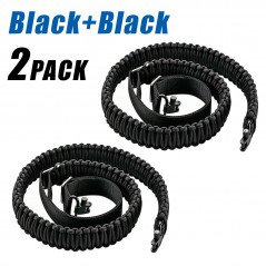 2PACK 550 Paracord Rifle Gun Sling Shotgun Crossbow 2 Point Adjustable Swivel