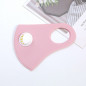 2x Reusable Washable Adult Soft Cloth Breathable Face Mask With Breathing Valve