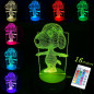 3D LED illusion Batman USB 7Color table Night Light Lamp Bedroom Child gift Her