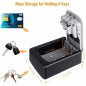 4 Digit Combination Key Lock Box Wall Mount Safe Security Storage Case Organizer