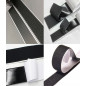 5 FT 1" inch Self Adhesive Tape Hook and Loop Fastener Sticky Back (Black)