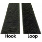 5 FT 1" inch Self Adhesive Tape Hook and Loop Fastener Sticky Back (Black)