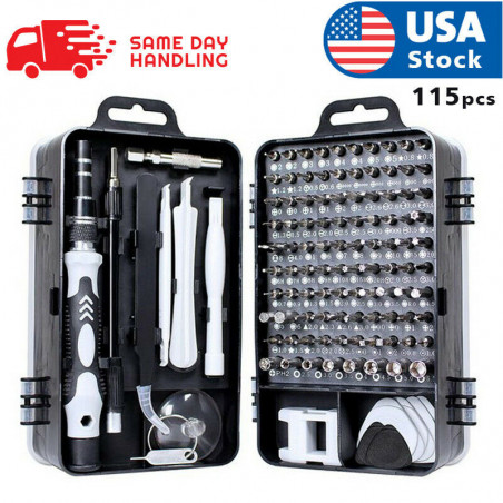 usa magnetic screwdriver bit set for iphone/macbook tool kit set 117pcs