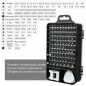 usa magnetic screwdriver bit set for iphone/macbook tool kit set 117pcs