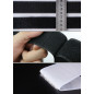 10 FEET 2" Black Self Adhesive Extra Sticky Hook & Loop Fastener Tape