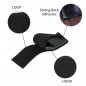 10 FEET 2" Black Self Adhesive Extra Sticky Hook & Loop Fastener Tape