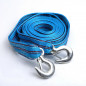 2PACK 5Tons Car Tow Cable Towing Strap Rope with Hooks Emergency Heavy Duty 13FT