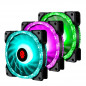 3Pcs LED Cooling Fan RGB 120mm 12V For Computer Case PC CPU w/ Remote Control US
