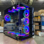 Robin III Gaming Computer PC Case, ATX Mid Tower, Glass,Transparent SideW/5-FANS