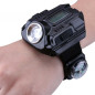 Tactical LED Rechargeable Wrist Watch Flashlight Compass Outdoor Hiking Torch US