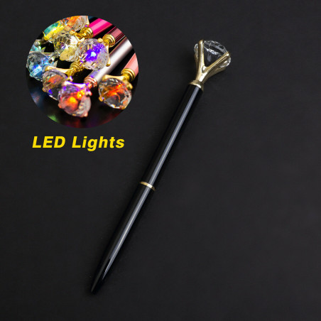 LED Light Custom Diamond pens Name pens. Metal pen Personalized pens Name-logo