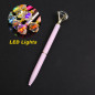 LED Light Custom Diamond pens Name pens. Metal pen Personalized pens Name-logo