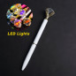 LED Light Custom Diamond pens Name pens. Metal pen Personalized pens Name-logo