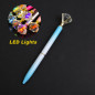 LED Light Custom Diamond pens Name pens. Metal pen Personalized pens Name-logo