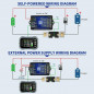 100A/400A/600A Coulomb Meter Battery Capacity Indicator Voltage Current Display