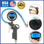 Digital Car Truck Vehicle Air Tire Pressure Inflator Gauge LCD Dial Meter Tester