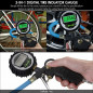 Digital Car Truck Vehicle Air Tire Pressure Inflator Gauge LCD Dial Meter Tester