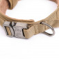 Tactical Military K9 Dog Training Collar with Metal Buckle for L Dog Heavy Duty