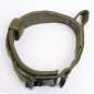 Tactical Military K9 Dog Training Collar with Metal Buckle for L Dog Heavy Duty