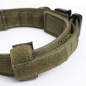 Tactical Military K9 Dog Training Collar with Metal Buckle for L Dog Heavy Duty