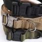 Tactical Military K9 Dog Training Collar with Metal Buckle for L Dog Heavy Duty