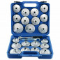 23Pcs Oil Filter Removal Cap Wrench Garage Socket Set Aluminum Alloy Tool Kit