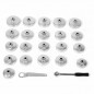 23Pcs Oil Filter Removal Cap Wrench Garage Socket Set Aluminum Alloy Tool Kit