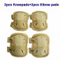 Tactical Military Army Elbow & Knee Pads Airsoft Paintball Sports Protection