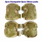 Tactical Military Army Elbow & Knee Pads Airsoft Paintball Sports Protection