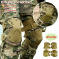 Tactical Military Army Elbow & Knee Pads Airsoft Paintball Sports Protection