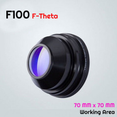 F100 F-theta Scan  Field  Lens  1064 nm YAG Fiber Laser Marking 70mm X 70mm