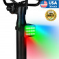 Bike Tail Light Bicycle Rechargeable USB 5 LED Safety Rear Lamp Flashing Warning