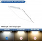 2PACK 2x2ft LED Panel Light 30W 5000K Troffer Recessed Ceiling White