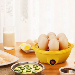 Electric Egg Cooker Boiler 7 Egg Steamer Non Stick Hard Boiled Auto-Off