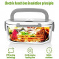 12V Portable Car Electric Heating Lunch Box Food Heater Bento Warmer Container