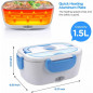 12V Portable Car Electric Heating Lunch Box Food Heater Bento Warmer Container