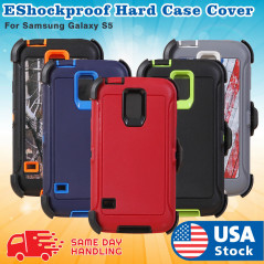 For Samsung Galaxy S5 Defender Case (Belt Clip Fits Otterbox)