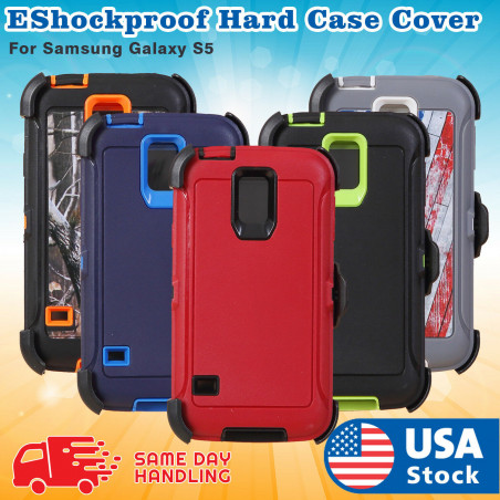 For Samsung Galaxy S5 Defender Case (Belt Clip Fits Otterbox)