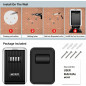 4-Digit Combination Password Key Lock Storage Case Box Home Outdoor Security