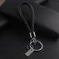 3pcs Leather Rope Strap Weave Key ring Key chain KeyFob Gift