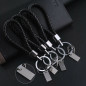 3pcs Leather Rope Strap Weave Key ring Key chain KeyFob Gift