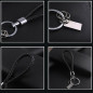 3pcs Leather Rope Strap Weave Key ring Key chain KeyFob Gift