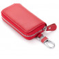 Genuine Leather Key Holder Case Keychain Pouch Bag Car Wallet Key Ring