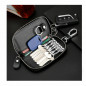 Genuine Leather Key Holder Case Keychain Pouch Bag Car Wallet Key Ring