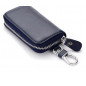 Genuine Leather Key Holder Case Keychain Pouch Bag Car Wallet Key Ring