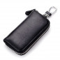 Genuine Leather Key Holder Case Keychain Pouch Bag Car Wallet Key Ring